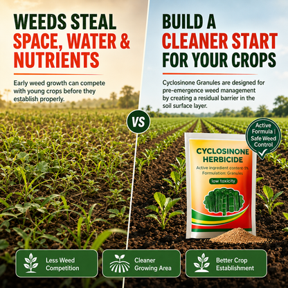Cyclosinone Herbicide Granules