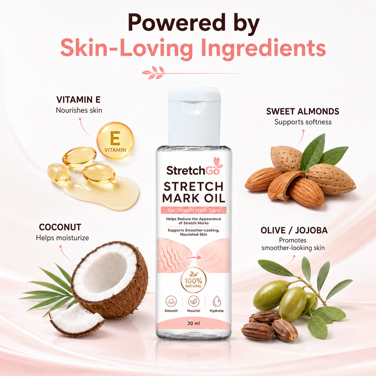 Stretchgo  Stretchmark Removal Herbal Oil