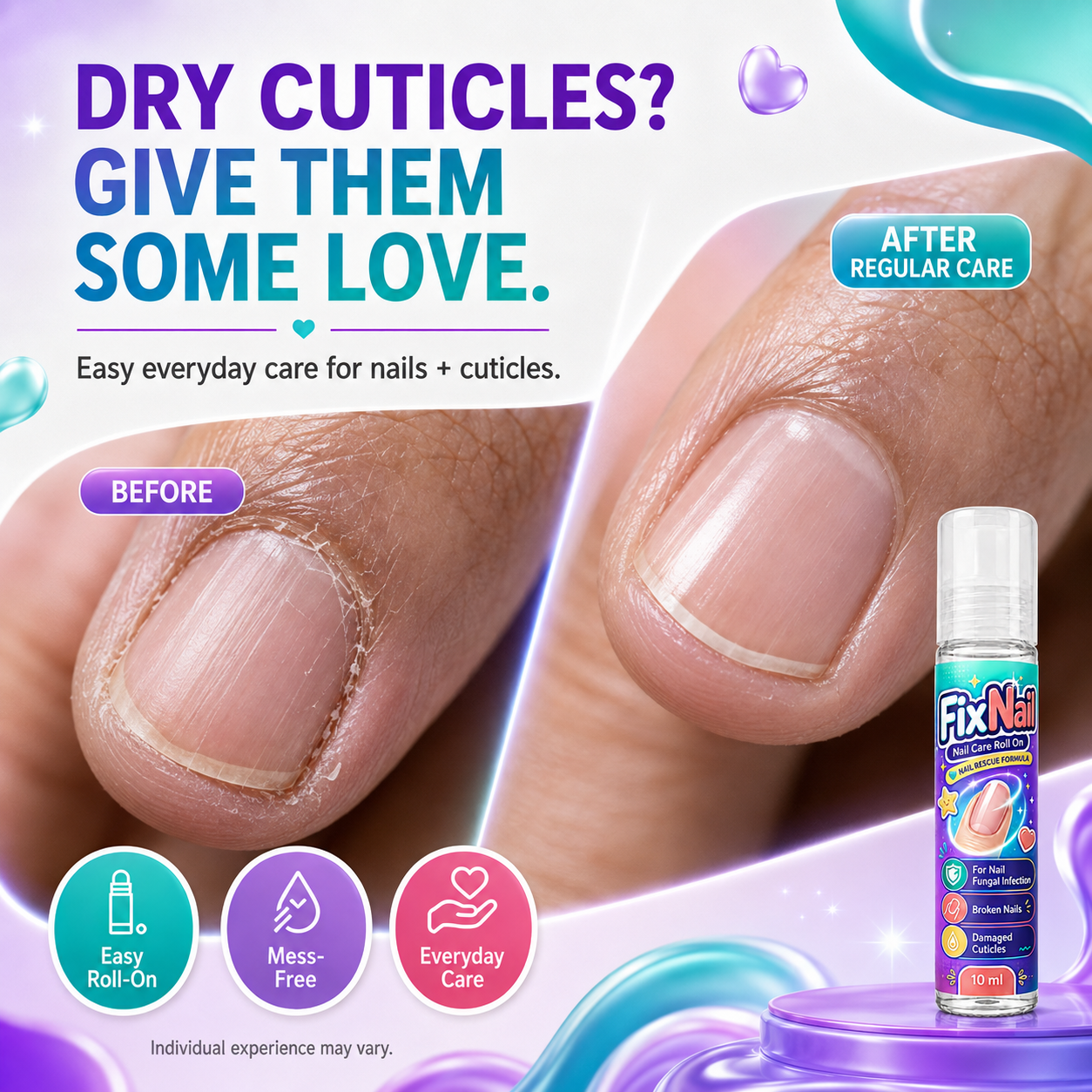 FixNail Nail Care Roll On