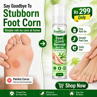FeetGo Corn Removal Roll-On
