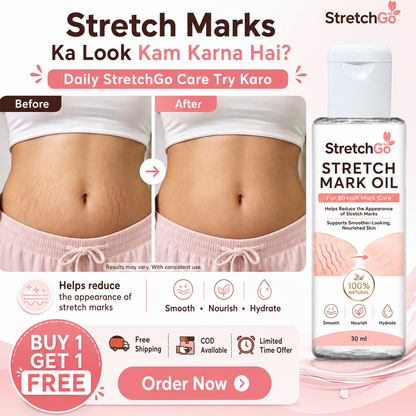 Stretchgo  Stretchmark Removal Herbal Oil