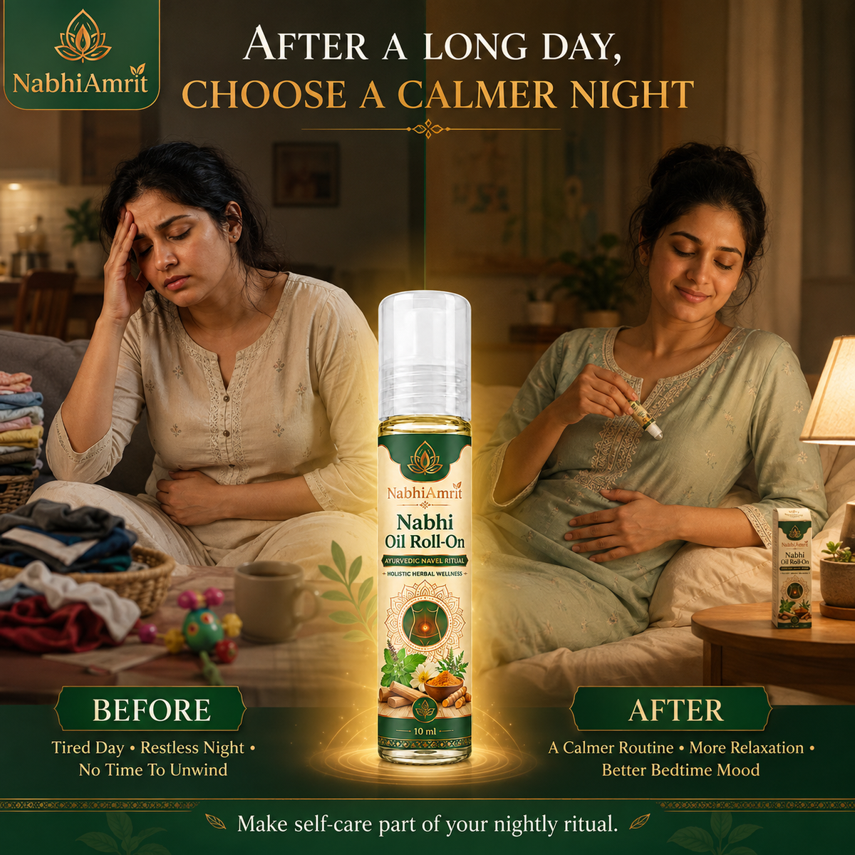 Nabhi Amrit Nabhi Oil Multi Benefits Roll On