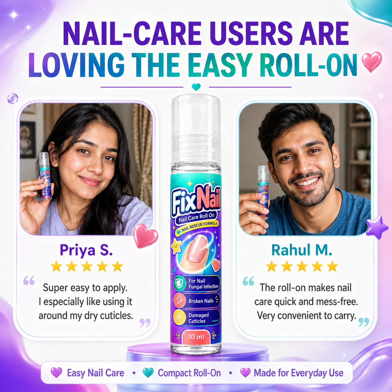 FixNail Nail Care Roll On