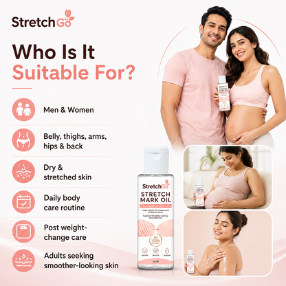 Stretchgo  Stretchmark Removal Herbal Oil