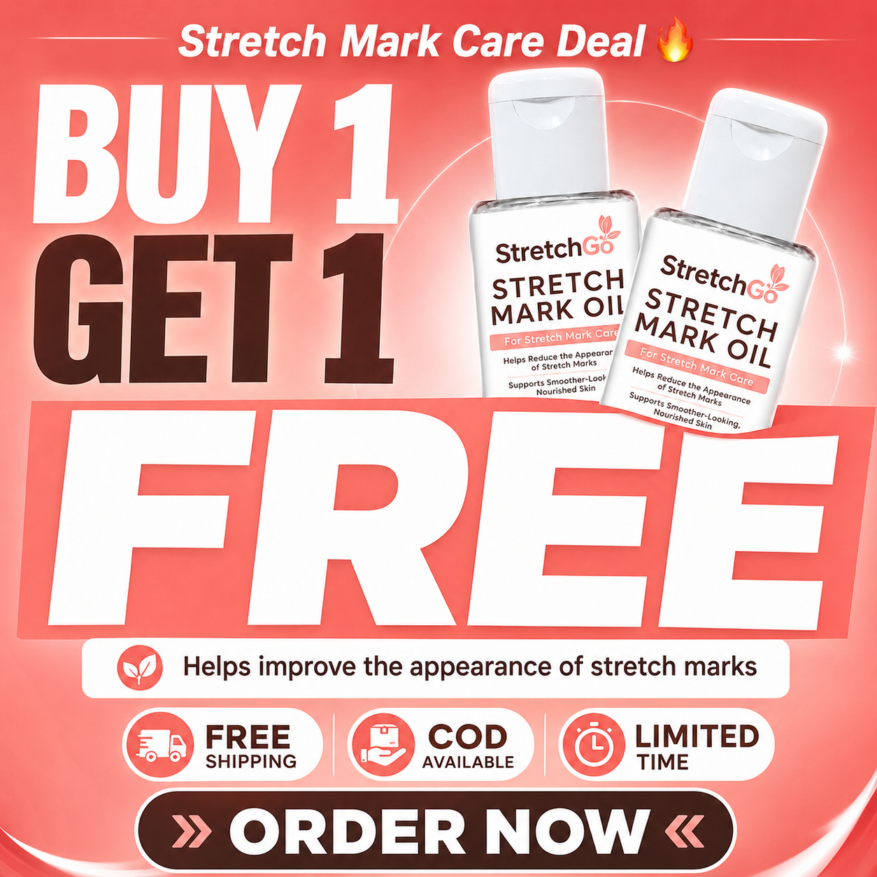 Stretchgo  Stretchmark Removal Herbal Oil