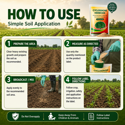 Cyclosinone Herbicide Granules