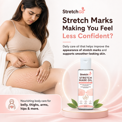 Stretchgo  Stretchmark Removal Herbal Oil