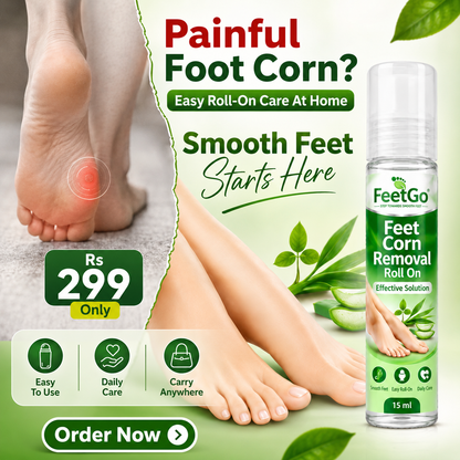 FeetGo Corn Removal Roll-On