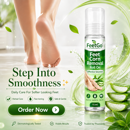 FeetGo Corn Removal Roll-On – Roll Away Rough, Hard Skin