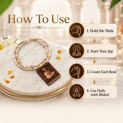 100% Original Bageshwar Dham Tulsi Mala | 🔥 BUY 1 GET 1 FREE 🔥