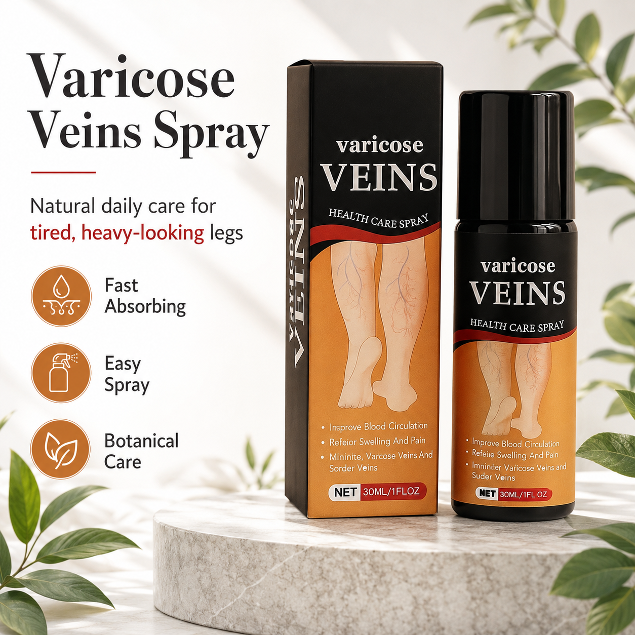 Turmeric Varicose Veins Relief Spray🌿