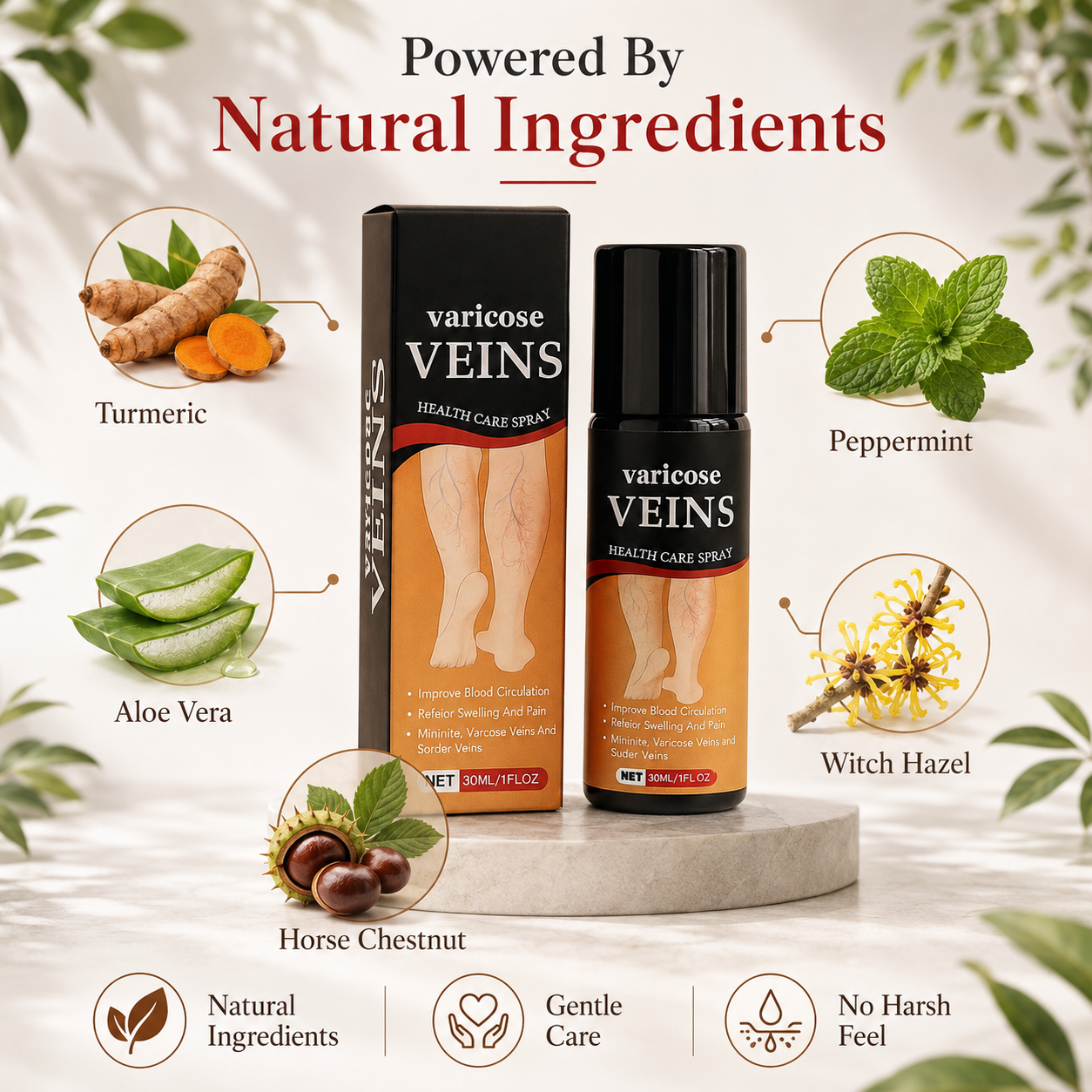 Turmeric Varicose Veins Relief Spray🌿
