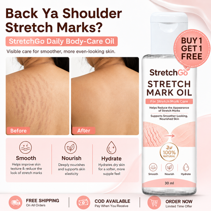 Stretchgo  Stretchmark Removal Herbal Oil