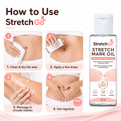 Stretchgo  Stretchmark Removal Herbal Oil