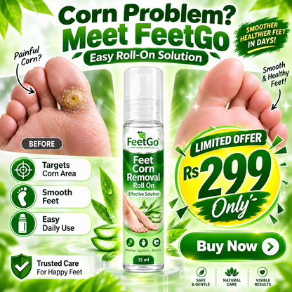 FeetGo Corn Removal Roll-On