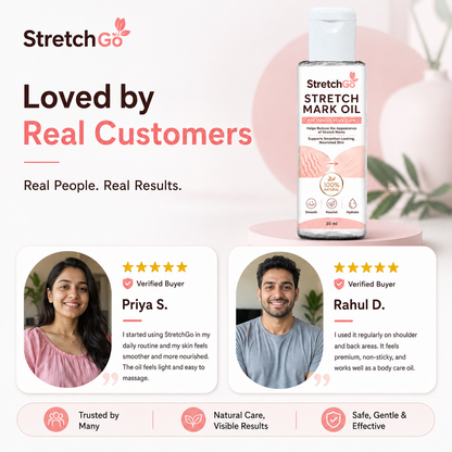 Stretchgo  Stretchmark Removal Herbal Oil