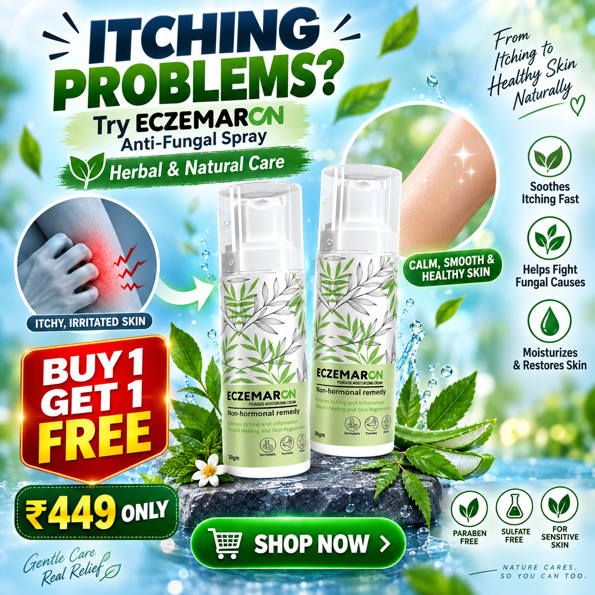 Eczemaron Anti-Fungal Spray-🔥 BUY 1 GET 1 FREE 🔥