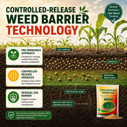 Cyclosinone Herbicide Granules