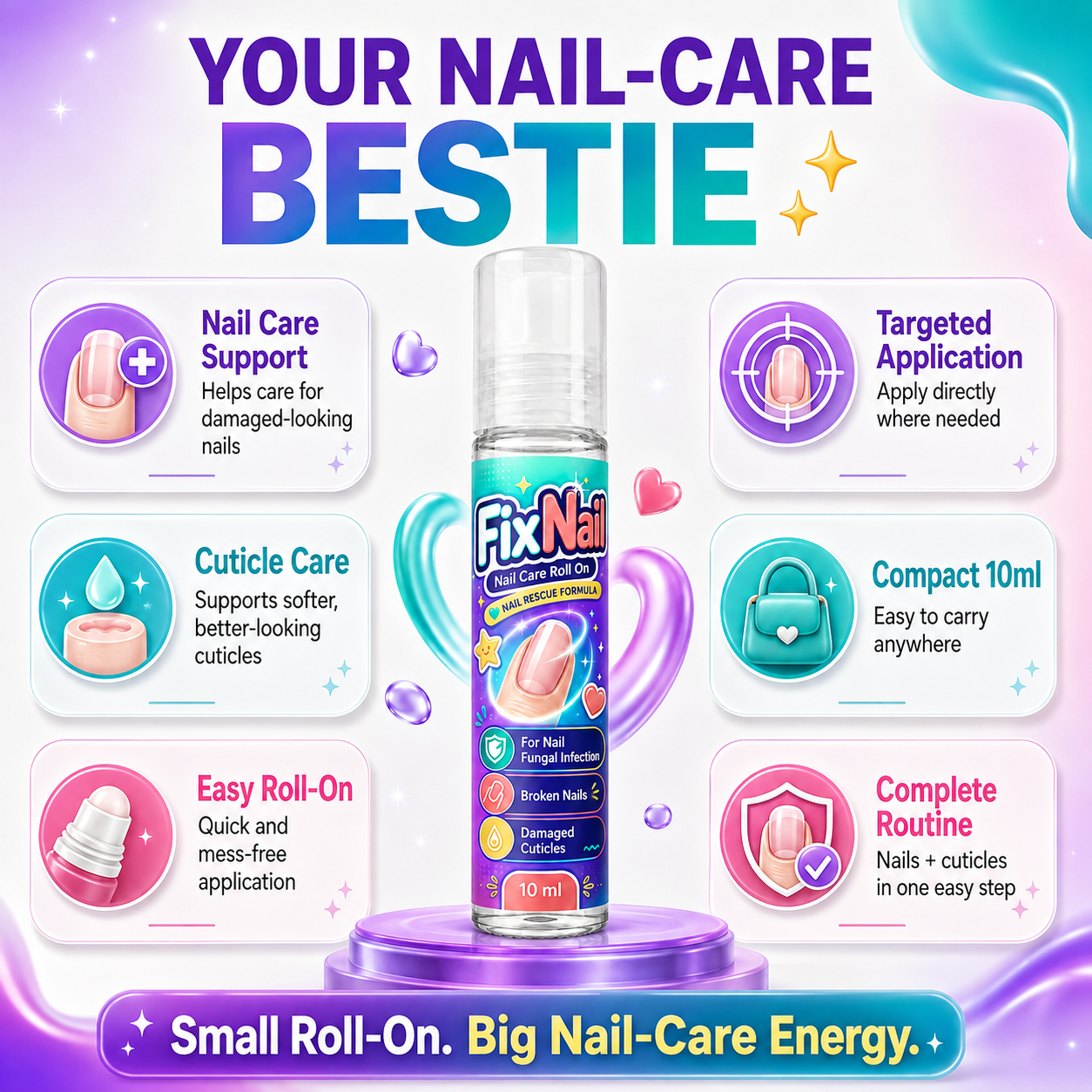 FixNail Nail Care Roll On